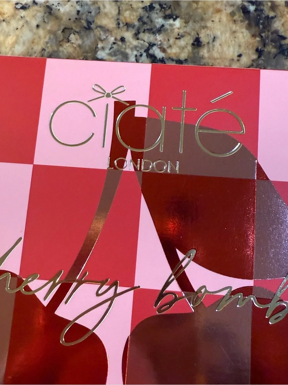 Ciaté London Cherry Bomb Blush & Highlighter Palette Light Medium Compact NIB
